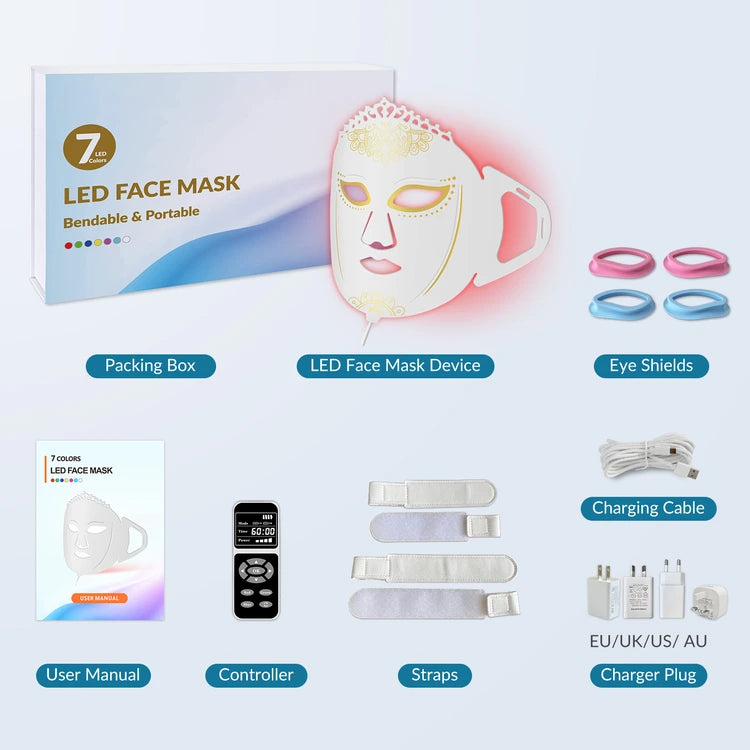 red light therapy face mask